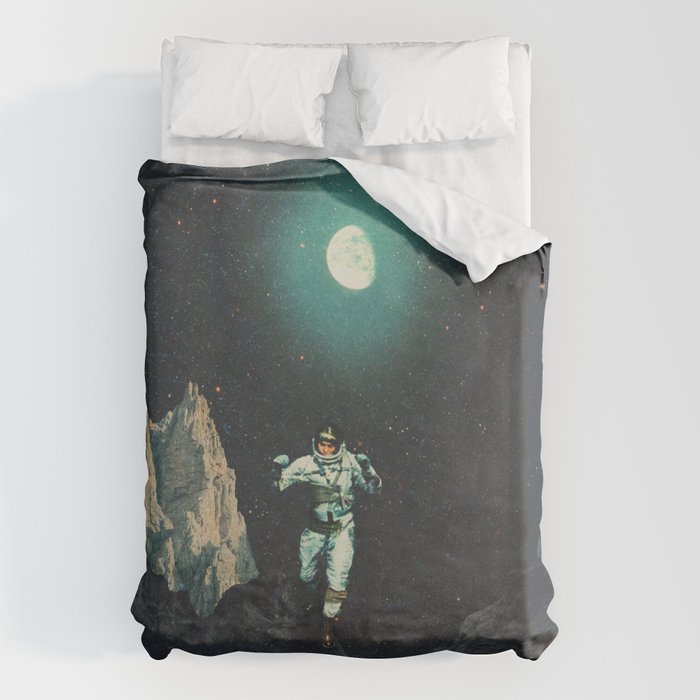 Searching for Happiness out of this Transitional World Duvet Cover Gallery Image 1