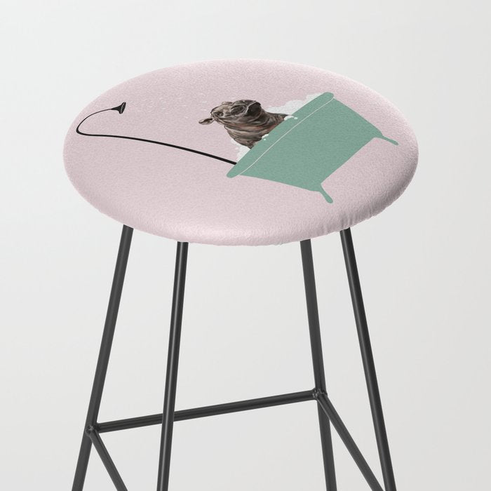 Hippo Enjoying Bubble Bath Stool Gallery Image 2