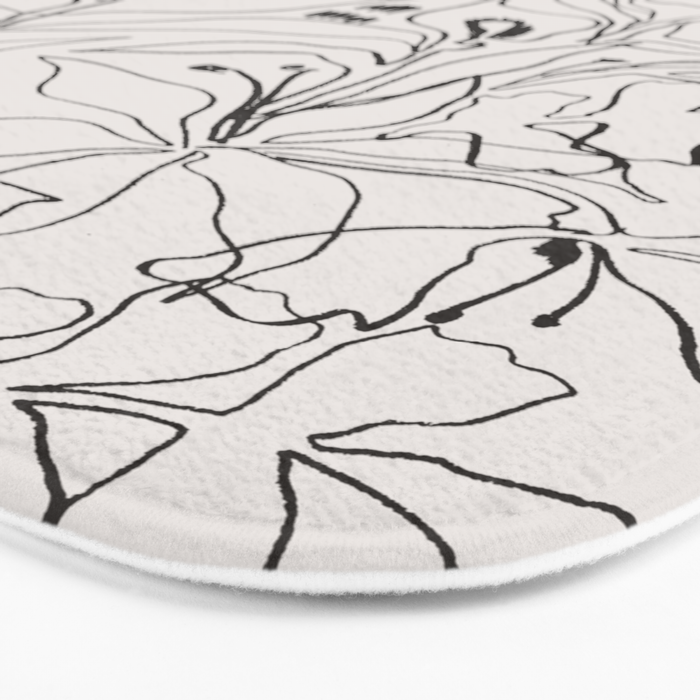 Charcoal Tropics Bath Mat Gallery Image 3