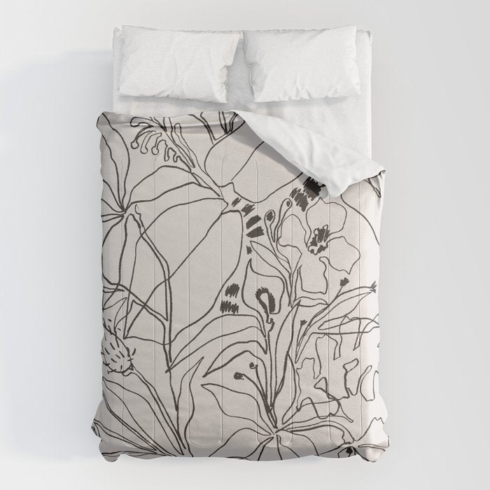 Charcoal Tropics Comforter Gallery Image 6