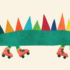 Crocodile on Roller Skates Coffee Mug Gallery Image 2