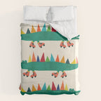 Crocodile on Roller Skates Duvet Cover Gallery Image 6