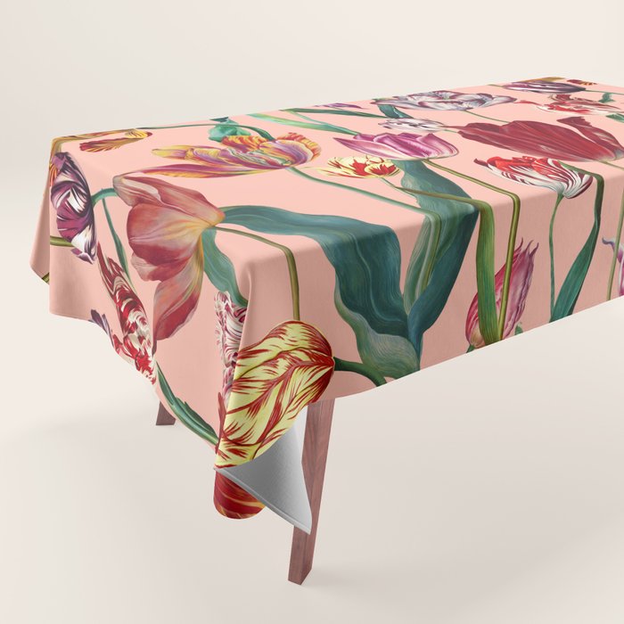 Magic Tulips Pattern VII Tablecloth Gallery Image 1