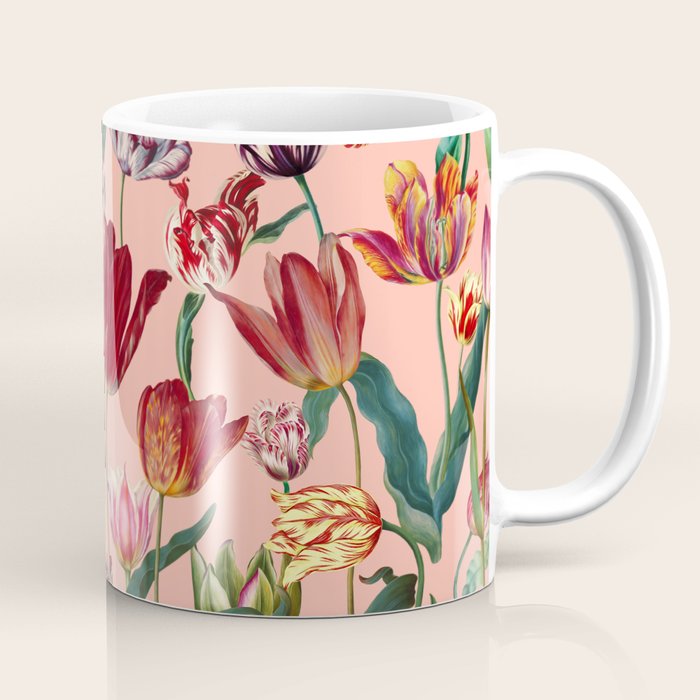 Magic Tulips Pattern VII Coffee Mug Gallery Image 1