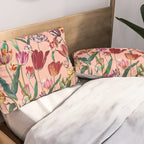 Magic Tulips Pattern VII Pillow Sham Gallery Image 2