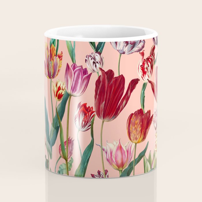 Magic Tulips Pattern VII Coffee Mug Gallery Image 4