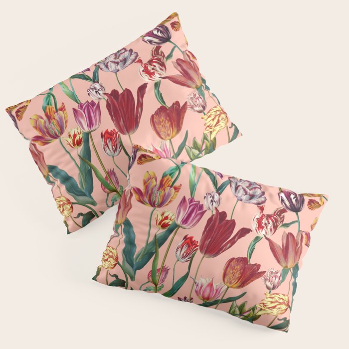 Magic Tulips Pattern VII Pillow Sham Gallery Image 3