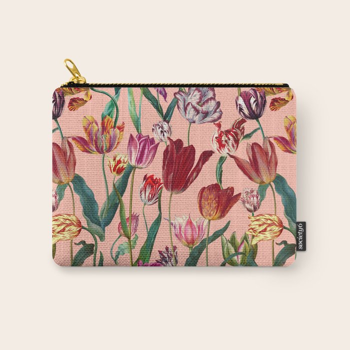 Magic Tulips Pattern VII Carry All Pouch Gallery Image 1