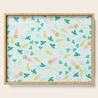 Flower garden Serving Tray Gallery Image 1