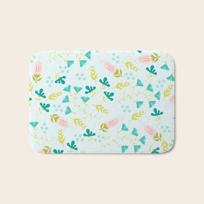 Flower garden Bath Mat Gallery Image 1