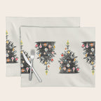 Retro Decorated Christmas Tree Placemat Gallery Image 1