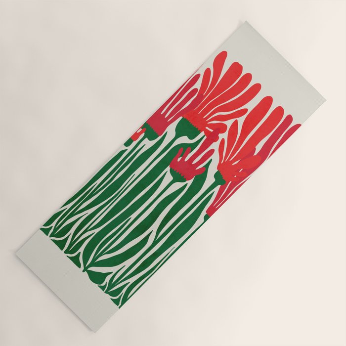 Nerine Lily: Les Fleurs | Flower Market 02 | Spring Summer 23 Yoga Mat Gallery Image 1