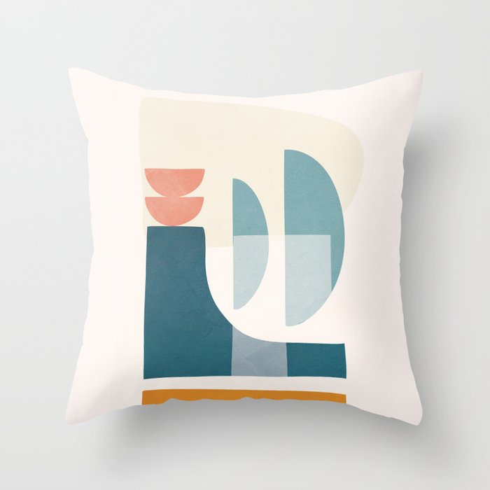 Playful Geometry 02 Throw Pillow Gallery Image 6