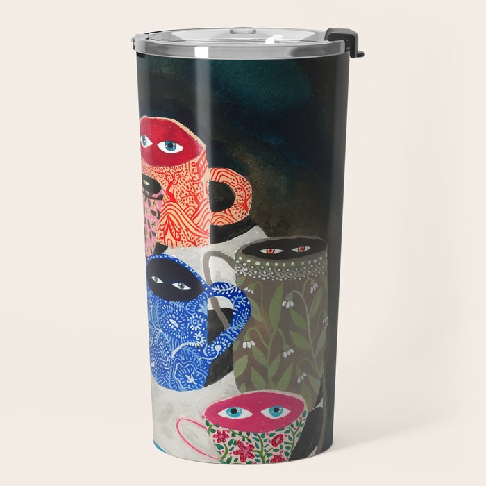 Suspicious mugs Travel Mug Gallery Image 2