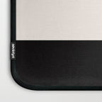 black tan cream bold stripes Laptop Sleeve Gallery Image 3