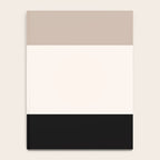 black tan cream bold stripes Notebook Gallery Image 4