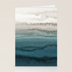 WITHIN THE TIDES - CRASHING WAVES TEAL Stationery Card Gallery Image 2