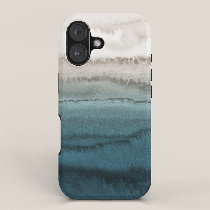 WITHIN THE TIDES - CRASHING WAVES TEAL iPhone Case Gallery Image 1