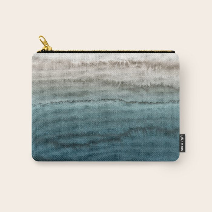 WITHIN THE TIDES - CRASHING WAVES TEAL Carry All Pouch Gallery Image 1