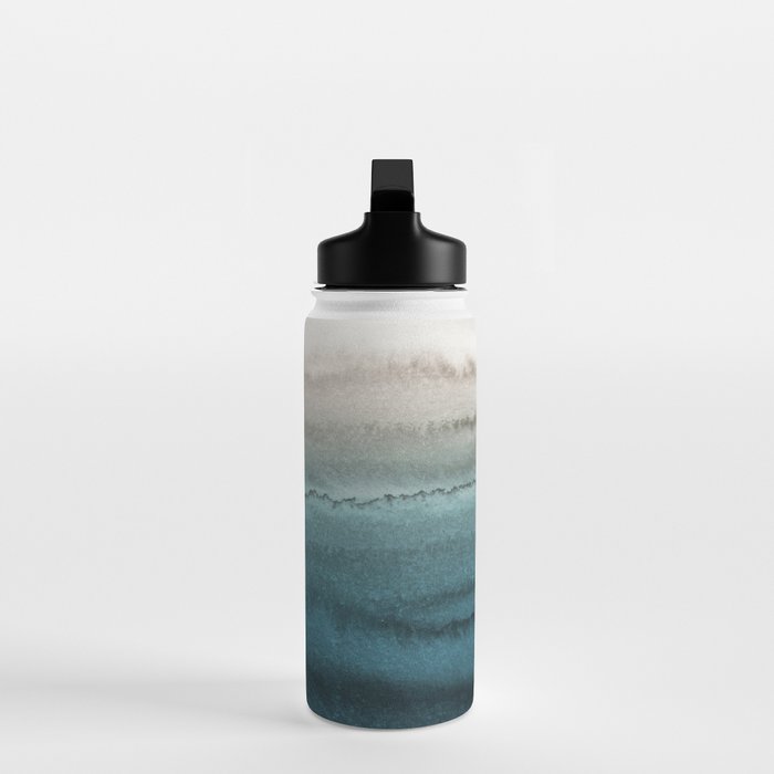 WITHIN THE TIDES - CRASHING WAVES TEAL Water Bottle Gallery Image 3