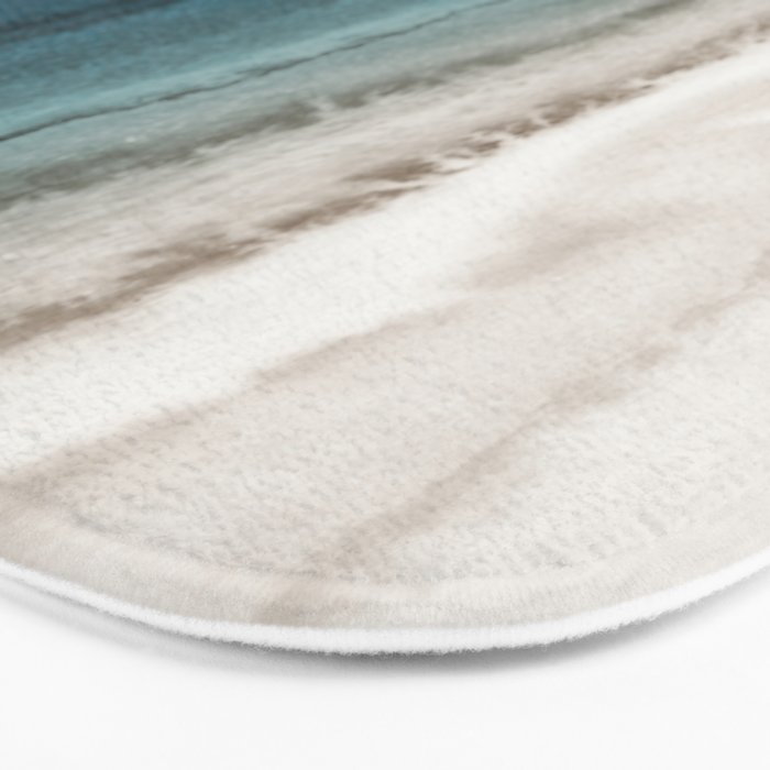 WITHIN THE TIDES - CRASHING WAVES TEAL Bath Mat Gallery Image 3
