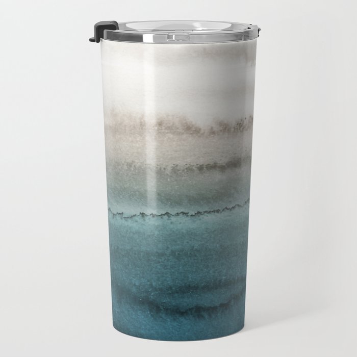 WITHIN THE TIDES - CRASHING WAVES TEAL Travel Mug Gallery Image 3