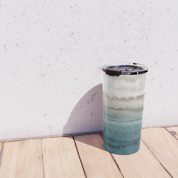 WITHIN THE TIDES - CRASHING WAVES TEAL Travel Mug Gallery Image 4