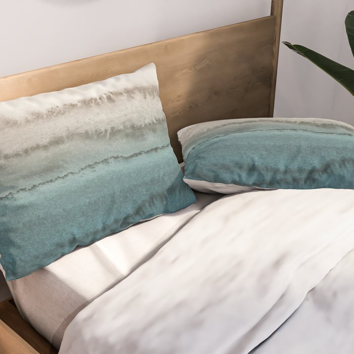 WITHIN THE TIDES - CRASHING WAVES TEAL Pillow Sham Gallery Image 2