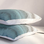 WITHIN THE TIDES - CRASHING WAVES TEAL Pillow Sham Gallery Image 3
