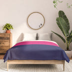 cherry red hot pink navy blue Comforter Gallery Image 3