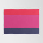 cherry red hot pink navy blue Rug Gallery Image 2
