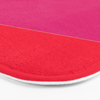 cherry red hot pink navy blue Bath Mat Gallery Image 3