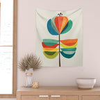 Whimsical Bloom Wall Tapestry Gallery Image 2