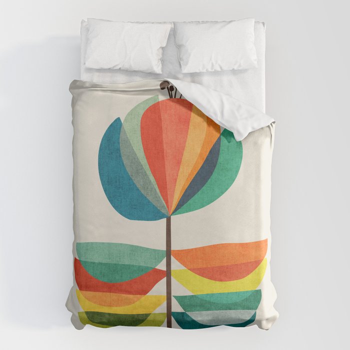 Whimsical Bloom Duvet Cover Gallery Image 1