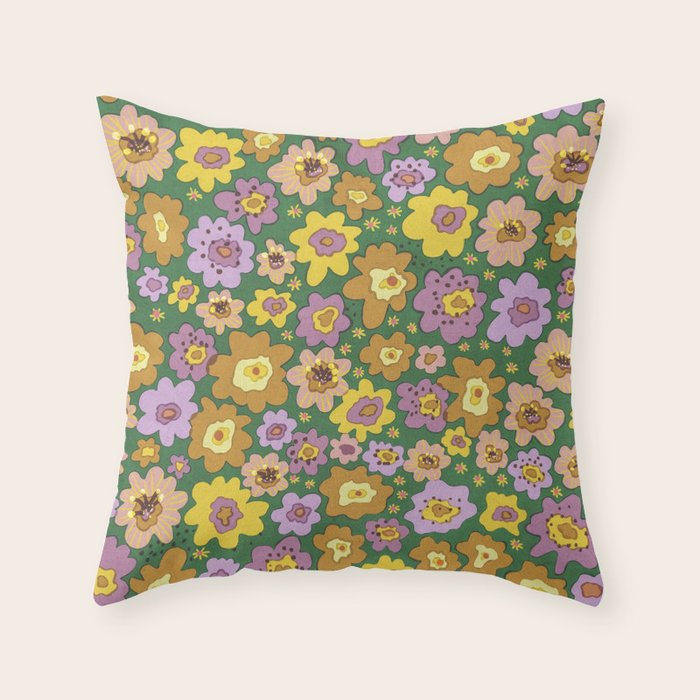 Scented petals Throw Pillow Gallery Image 6