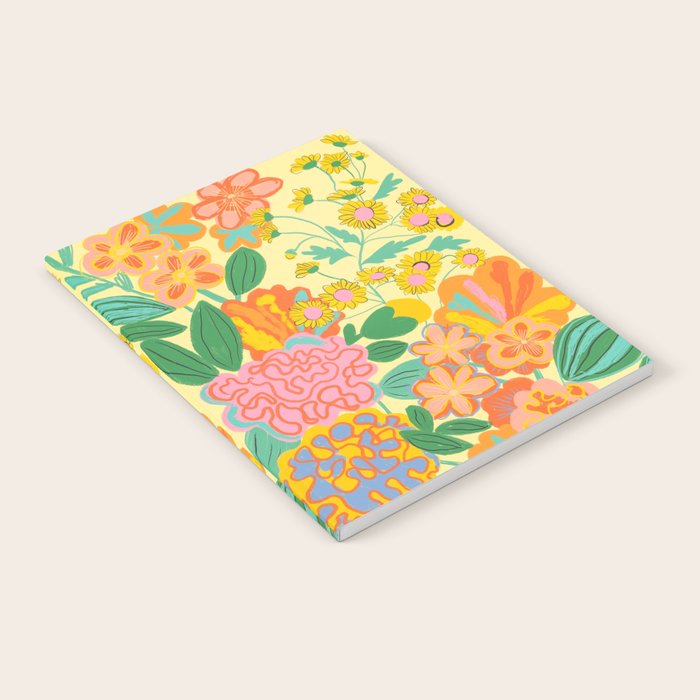 Yellow floral Notebook Gallery Image 2