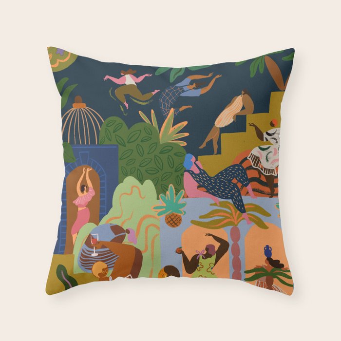 Fiesta Throw Pillow Gallery Image 1