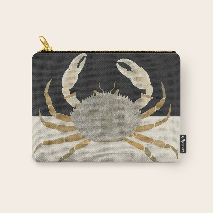 Minimalist Crab Carry All Pouch Gallery Image 1