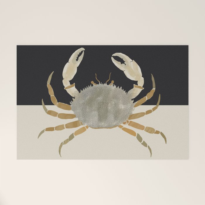 Minimalist Crab Welcome Mat Gallery Image 1
