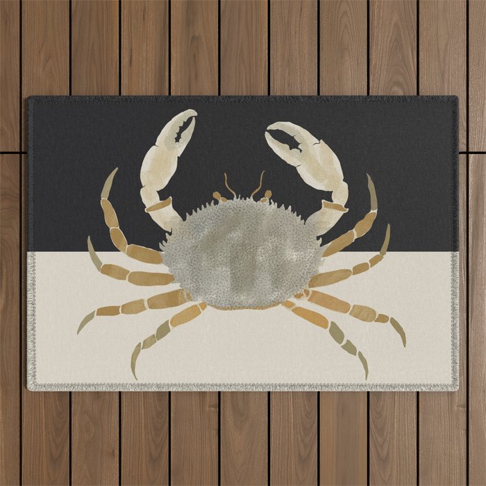 Minimalist Crab Outdoor Rug Gallery Image 1