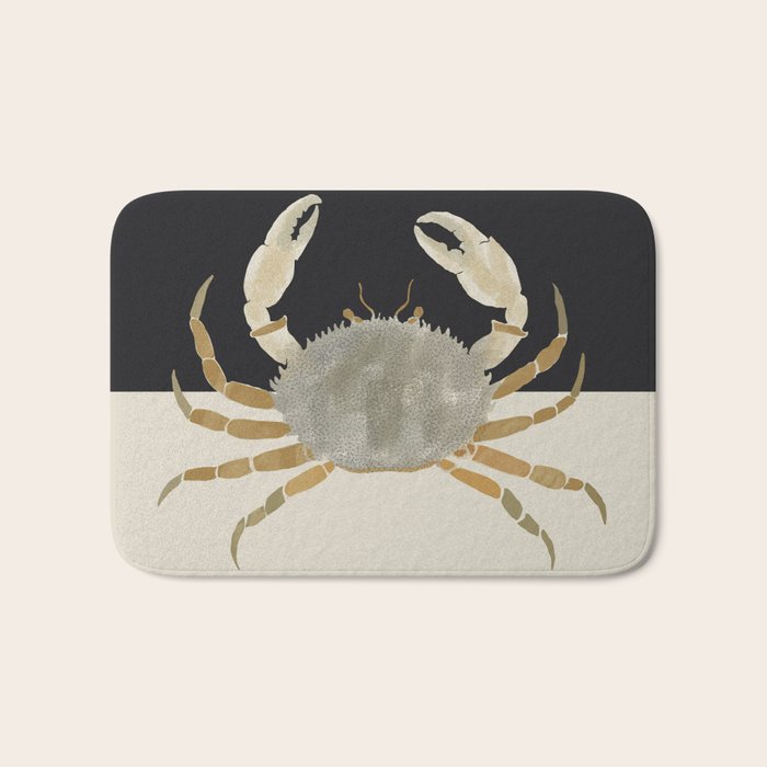 Minimalist Crab Bath Mat Gallery Image 1
