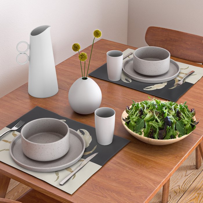 Minimalist Crab Placemat Gallery Image 2