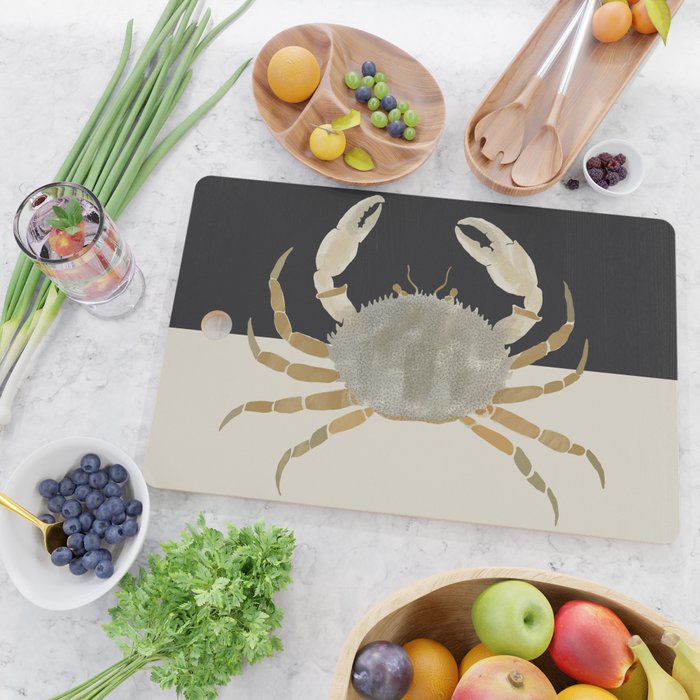 Minimalist Crab Cutting Board Gallery Image 2