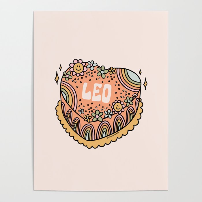 Leo Heart Cake Poster Gallery Image 4