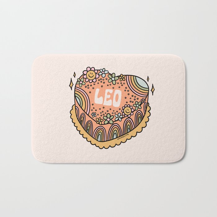 Leo Heart Cake Bath Mat Gallery Image 1