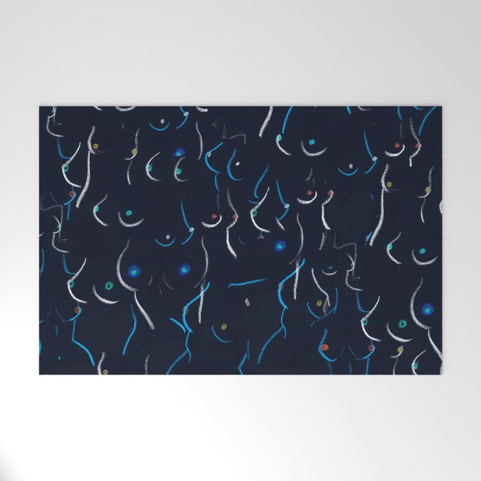 Breasts in Night Welcome Mat Gallery Image 1