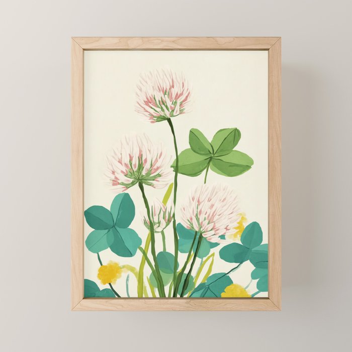 Soft Field Harmony Mini Art Print Gallery Image 1