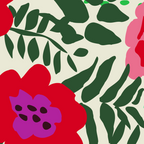 color matters: happy florals in pink light backround Coffee Mug Gallery Image 2