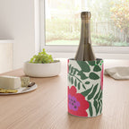 color matters: happy florals in pink light backround Wine Chiller Gallery Image 4