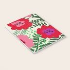 color matters: happy florals in pink light backround Notebook Gallery Image 3
